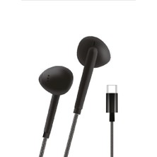 Hepta Collection H36 Type-C Stereo Kulak Içi Kablolu Kulaklık Siyah