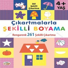 SHC4200 Çıkartmalarla Şekilli Boyama 4 Yaş Üstü