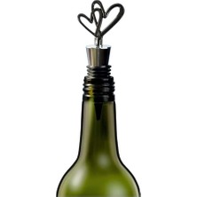 Hepta Collection Jenisa Çift Kalpli Yeniden Kullanılabilir Dekoratif Yağ Içecek ve Şarap Şişesi Tıpası