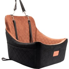 Hepta Collection Wooaıdagg Orta Köpekler Için Köpek Oto Koltuğu, Çıkarılabilir ve Yıkanabilir Evcil Hayvan Yumuşak Ar