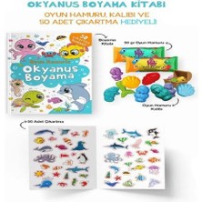SHC4200 Okyanus Boyama Kitabı - Oyun Hamurlu - 3 Yaş +