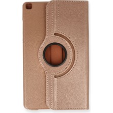 Magicool Samsung Galaxy Tab A9 Plus Kılıf 360 Tablet Deri Kılıf - Rose Gold