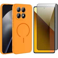 Vendas Xiaomi 15T Kılıf M-Safe Şarj Özellikli Zore Meta Kapak + Hayalet Ekran Koruyucu
