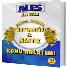 SHC4200 Tasarı Yayınları 2025 Ales All Star Sayısal Yetenek Matematik Mantık Konu Anlatımı