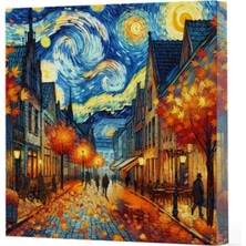 SHC4200 Van Gogh 3 Sokak - Çizgisiz Yan Boyamalı Defter