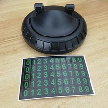 Ayder Timya Numaratörlü Güçlü Yapışkanlı 360 Derece Dönebilen Su Geçirmez Araç İçi Telefon Tutucu Plastik Aparat (Timya/Go1395)  204863