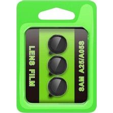Pazarcan Galaxy A25 5g Raze Metal Kamera Lens - Siyah