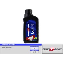 Otozone Cdot-3 - Hidrolik Fren Yağı Dot-3 500 ml