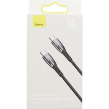 Hepta Collection Glimmer Series 100W 200 cm Pd Type-C Şarj Kablosu Siyah