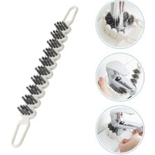 2'li 360° Bükülebilir Aralık Temizleme Fırçası – 26,5 cm Esnek Saplı Kavisli Yüzey Temizleyici, Askı Delikli Çok Amaçlı Mutfak Banyo Lavabo Temizlik Fırçası