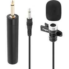Pazarcan Yoga YTM-CM120 4 Metre Kablolu Hassas Kondenser Yaka Mikrofonu