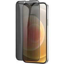 Pazarcan ALLY İPhone 13 Mini 3D Full Privacy Gizlilik Cam Ekran Koruyucu Anti-Spy-(5775)