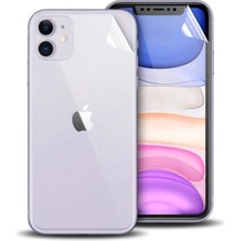 Pazarcan İPhone 11 6.1 Film Ön Arka Full Koruyucu Membran Nano Hidrojel Koruyucu Set-(5775)