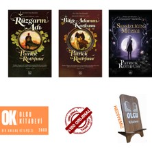 Rüzgarın Adı -  Bilge Adamın Korkusu -   - Sessizliğin Müziği - 3 Kitap Set -  Patrick Rothfuss