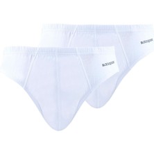 Blackspade Erkek Slip Külot 2'li Paket Loose Fit 9627 - Beyaz