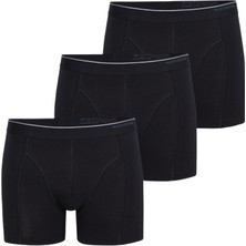 Blackspade Erkek Boxer 3'lü Paket Tender Cotton 9673 - Siyah