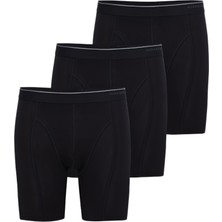 Blackspade Erkek Boxer 3'lü Paket Tender Cotton 9683 - Siyah