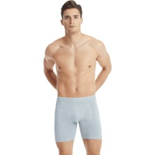 Blackspade Erkek Retro Pamuk Elastan Boxer 9216 - Gri Melanj