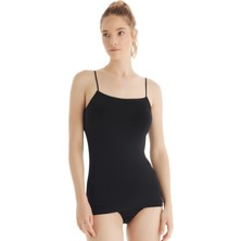 Blackspade Kadın Askılı Silver Atlet 1628 - Siyah