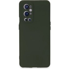 Pazarcan One 9 Kılıf Nano Içi Kadife Silikon - Koyu Yeşil
