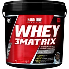 Hardline Nutrition Hardline Whey 3 Matrix Protein Tozu 3600 gr Çikolata Aromalı