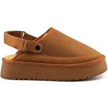 Roy Jones Kadın Canberra Kışlık Ayarlanabilir Kürk Detaylı Yüksek Taban Slipper