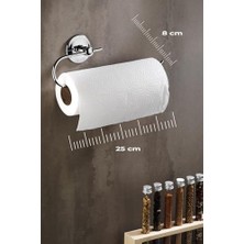 Yapışkanlı Solo Havlu Kağıdı Asacağı Solo Havluluk Krom S-110