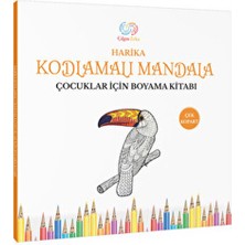 Çılgın Zeka Harika Kodlamalı Mandala Çocuklar Için Mandala Kitapları Mandala Boyama Kitabı
