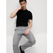 Marks & Spencer Tailored Fit Desenli Düz Pantolon