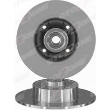 Otozone BD1007 - Arka Fren Aynası Renault Megane Iı 02 Modus 04 Clıo Iıı 05 240×82.5X4DELİK Rulmanlı Abs Sensörlü