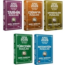 CBA Akademi KPSS 2026 Lise Ortaöğretim Ön Lisans Pusulası Soru Bankası 5'li Set Cba Yayınları