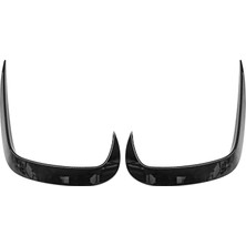 Ramm Byd Atto 3  Ön Sis Farları Çerçevesi - 2 Adet Set - Abs Karbon Kaplama - Parlak Karbon Siyah