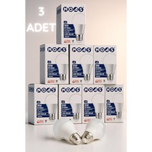 Noas 9W 6500K Beyaz Işık LED Ampul 3 Adet
