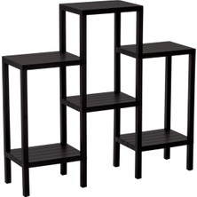 Ayder Timya 6 RAFLI - SİYAH MODÜLER ÜNİTE PLASTİK 108x100x29 cm (Timya/Go1395) 227095