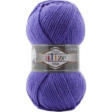 Alize Süperlana Midi (5 Adet) 851 Pervane Çiçeği El Örgü Ipliği