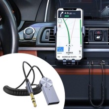 Çarşı Point Buffer® Araba Için Bluetooth Aux Alıcısı Wireless Araç Kiti