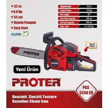 Proter Pgs 4250 Eu Benzinli Ağaç Kesim Motoru