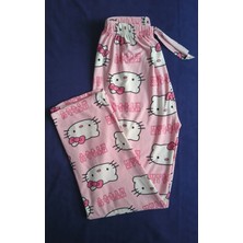 Bukadınca Hello Ktty Desenli Pamuklu Pijama Tek Alt ( Cotton )