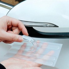 MiraLive Oto Darbe Koruyucu Şeffaf Kendiliğinden Yapışkanlı Bantlar 4 Adet (4887)