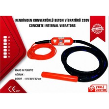 Beton Vibratörü 60'lık Konvektörlü