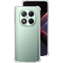 Caseart Xiaomi Poco X7 ile Uyumlu Kapak Kamera Korumalı Airbag Antishock Köşe Korumalı Şeffaf Silikon Kılıf