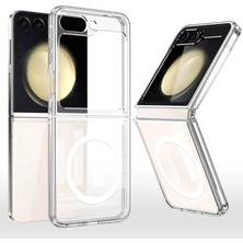 Mobify Samsung Galaxy Z Flip 7 Magsafe Kılıf ve Tempered Glass Ekran Koruyucu Seti