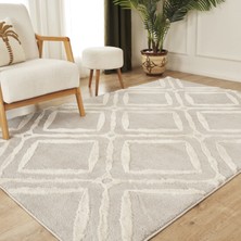 Kaşmir Halı 7/24 Plushy Doha Gri 160X230 cm