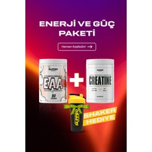 Suppro Nutrition Enerji ve Güç Paketi , Creatin, Eaa ve Shaker Üçlü Kombinasyon