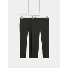 Marks & Spencer 2'li Erkek Çocuk Slim Fit Esnek Okul Pantolonu (2-18 Yaş)