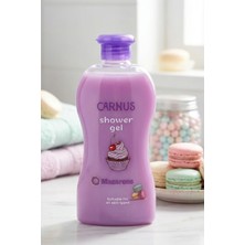 Carnus Duş Jeli Macarons Makaron Kokulu Tatlı Esintili Yoğun Nemlendirici Vücut Şampuanı 400 ml
