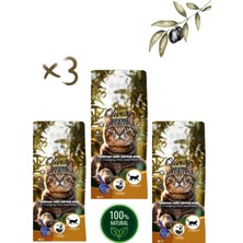 Kedi Kumu Topaklanan Zeytin Peleti 10 Lt x 3 Adet (Toplam 10,5-12 Kg)