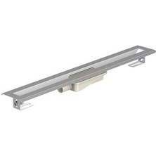 Aco - S Serisi L800 mm Flanşlı Koku Tutuculu Duş Kanalı Gövdesi DN50 Yandan Çıkışlı - 9010.75.21