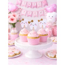 Parti Adresi Dişim Çıktı Diş Buğdayı Temalı Kürdan Pembe 10'lu