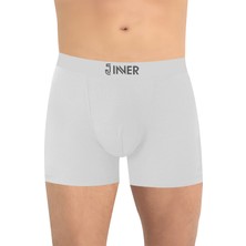 Just Inner Erkek Boxer Logo Lastikli (%96 Micro Modal - %4 Elastan)